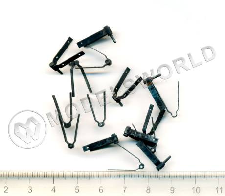 Петля для руля, черненый металл, 3 мм, 1 пара