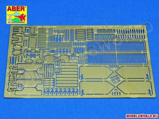 Фототравление для модели Tiger - Ferdinand, Italeri. Масштаб 1:35