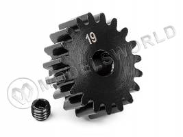 Шестерня ведущая 19T (шаг 1M / на вал 5mm ) стальная.