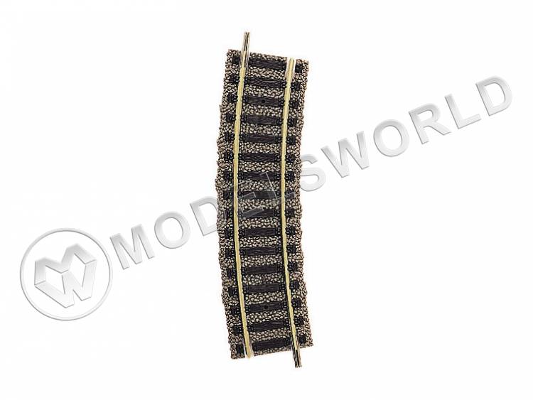 Радиусный участок рельсового пути R1, 18°, 1 шт. Масштаб H0 - фото 1