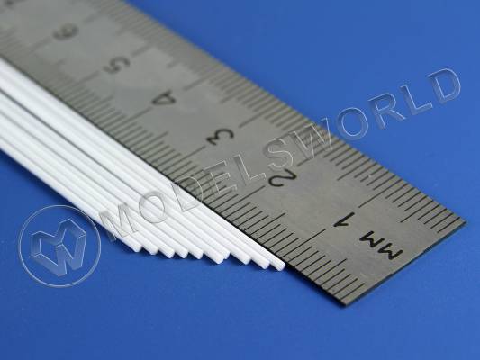 Пруток пластиковый круглый 1.0 мм, 10 шт