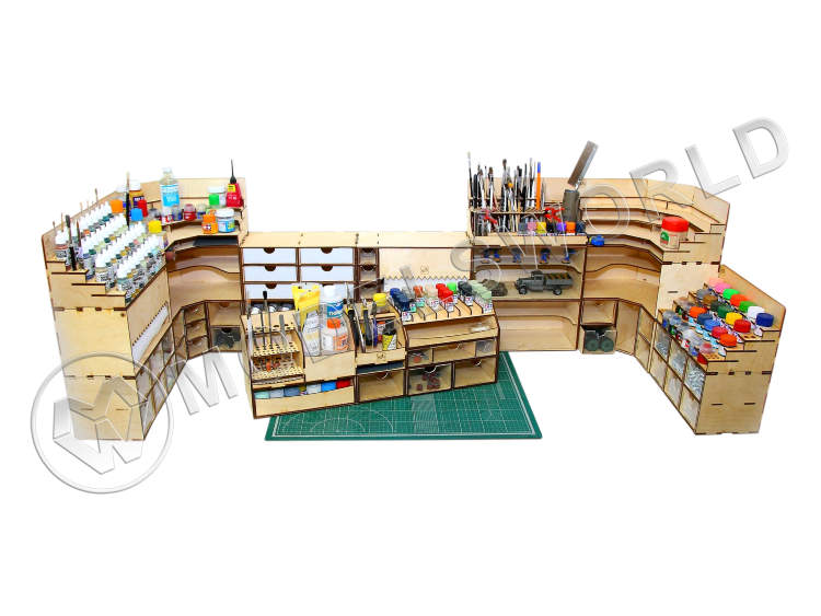 Полное рабочее место моделиста из 19 модулей - фото 1