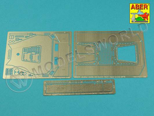 Фототравление для Armoured Personnel Carrier Sd.Kfz.251/1 Ausf. D Vol.5 - Additional set Upper armour - standard. Масштаб 1:35