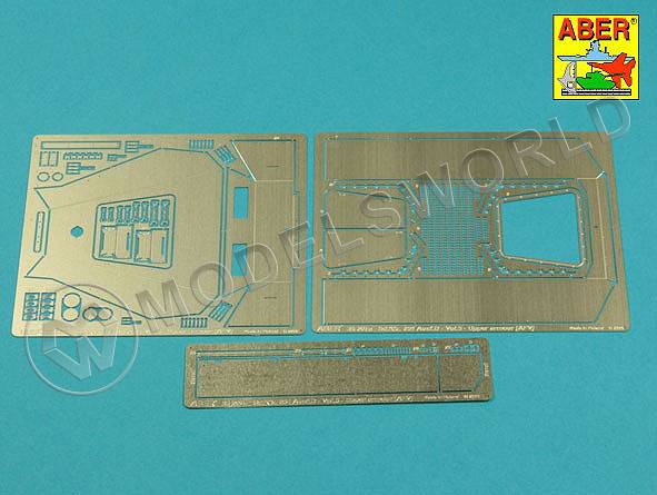 Фототравление для Armoured Personnel Carrier Sd.Kfz.251/1 Ausf. D Vol.5 - Additional set Upper armour - standard. Масштаб 1:35 - фото 1
