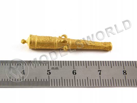 Пушка Французского образца, необработанная, 37.5 мм., с декором 2 шт