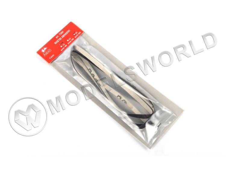 Кольца из наждачной бумаги Р320 для фигурного шкурника Amati, 4 шт - фото 1