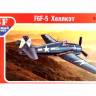 Склеиваемая пластиковая модель Самолет F6F-5 Хелкет. Масштаб 1:72