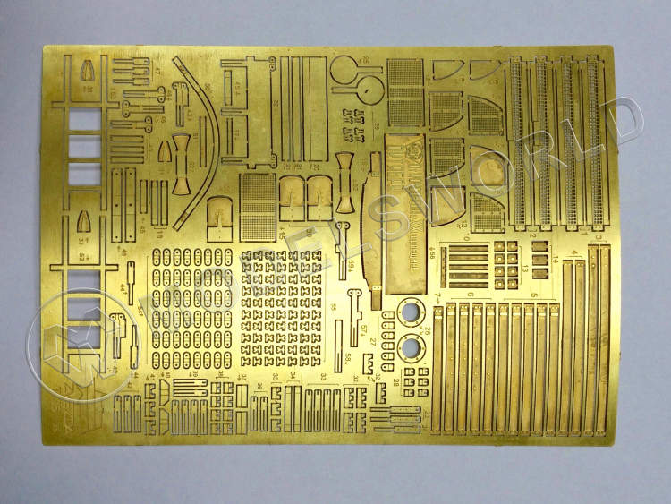 Фототравление для тяжелого танка Т-35. Масштаб 1:35 Фототравление для тяжелого танка Т-35. Масштаб 1:35 - фото 1