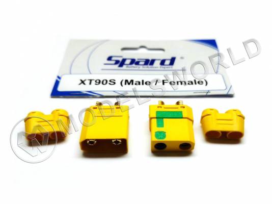 Разъем XT90 комплект папа+мама