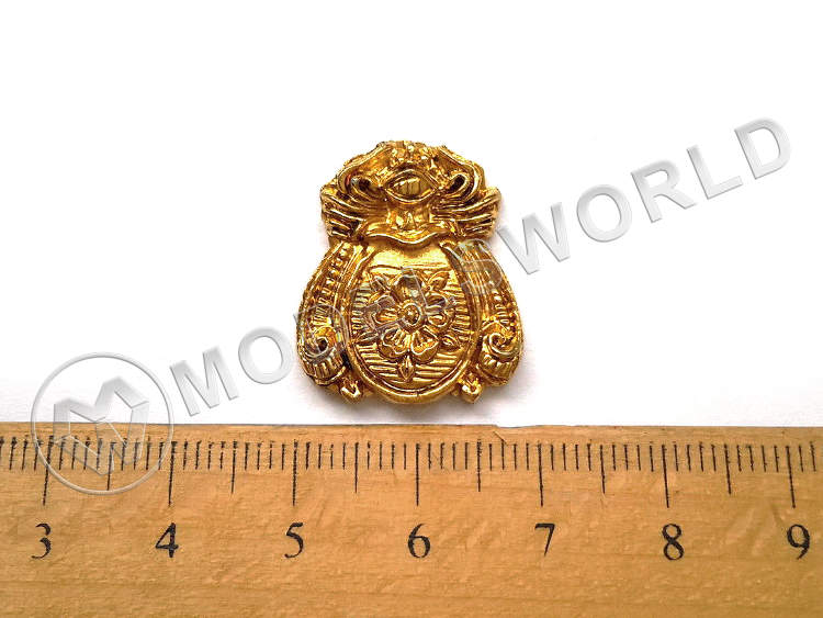 Декоративный элемент, герб, 22 мм, металл 1 шт. - фото 1