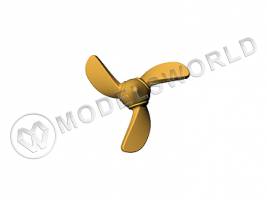 Винт 3х лопастной 9.5 мм Аврора, 3 шт. Масштаб 1:350