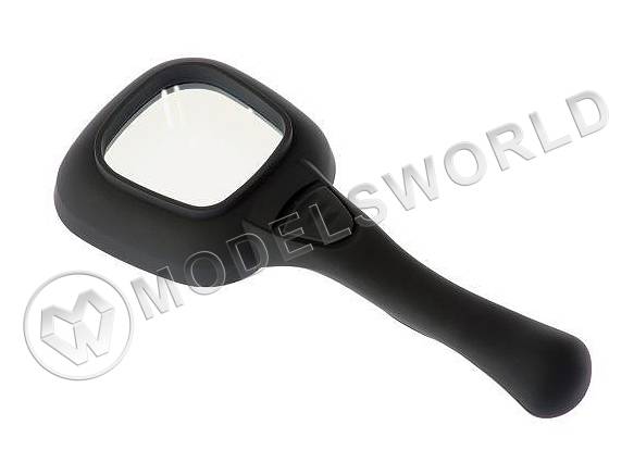 Лупа ручная 4х с подсветкой - фото 1