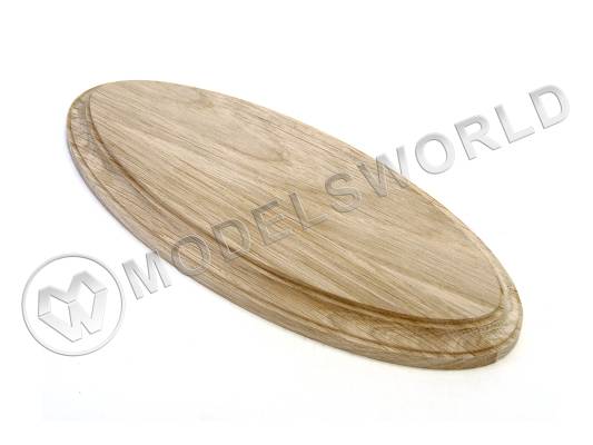 Основание заготовка эллипсное 210х90 мм, дуб