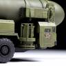 Склеиваемая пластиковая модель Российский ракетный комплекс стратегического назначения "Тополь". Подарочный набор. Масштаб 1:72
