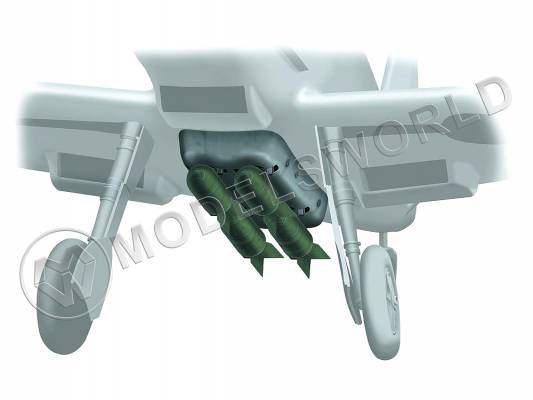 Набор авиационных бомб для модели Bf 109E. Масштаб 1:32