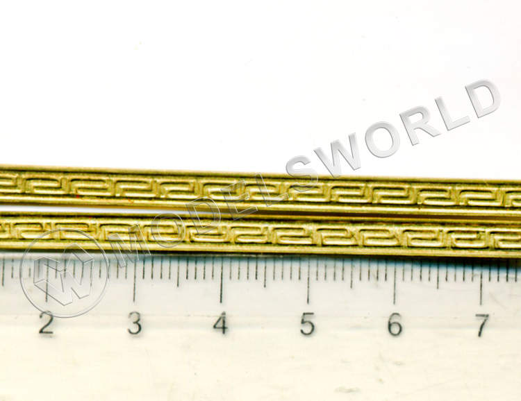 Декоративная полоска, латунь, 250 мм. 1 шт. - фото 1