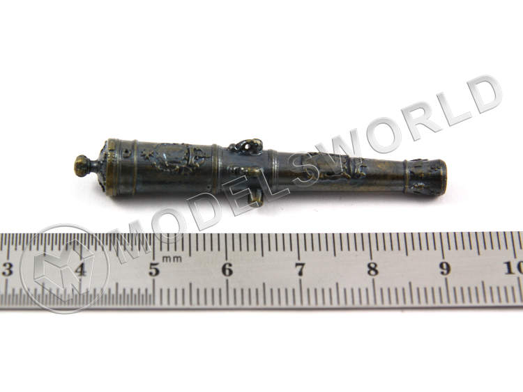 Пушка Французского образца, полностью обработанная, 53 мм., с декором, 2 шт - фото 1