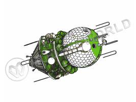 Склеиваемая пластиковая модель Советский космический корабль Восток-1 с интерьером. Масштаб 1:35