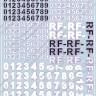 Декаль дополнительные опознавательные знаки ВВС России (образца 2010 года). Масштаб 1:32