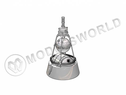 Склеиваемая пластиковая модель Советский ИСЗ Спутник-2. Масштаб 1:35