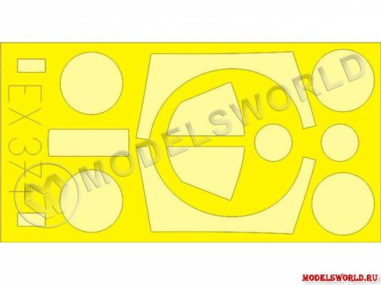 Окрасочная маска для Seahawk Mk 100/101, Trumpeter. Масштаб 1:48