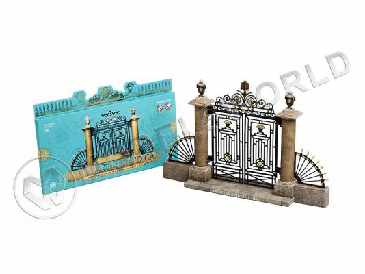 Модель из бумаги Решетка Летнего сада, серия Петербург в миниатюре