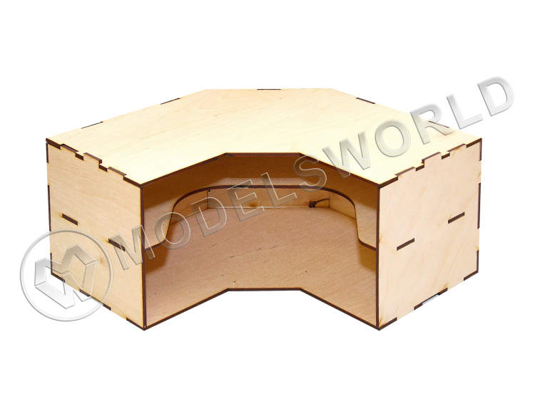 Угловой модуль-органайзер с полочкой - фото 1