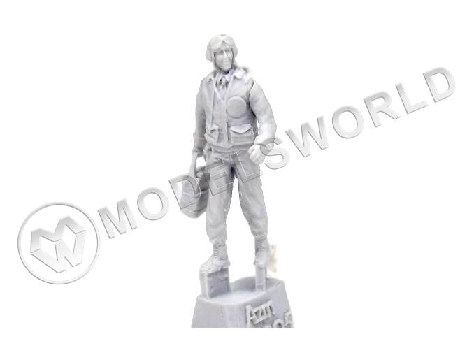 Фигура Пилот USAF периода второй мировой войны. Масштаб 1:48 - фото 1