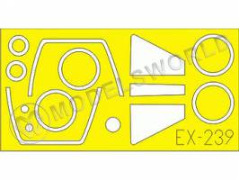 Окрасочная маска на Mirage III Weekend, Eduard. Масштаб 1:48