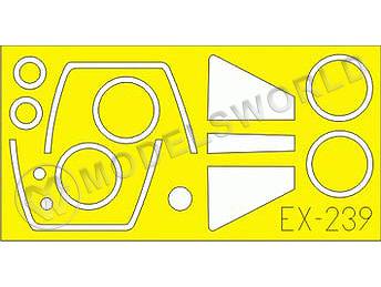 Окрасочная маска на Mirage III Weekend, Eduard. Масштаб 1:48