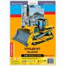 Модель из бумаги  Бульдозер