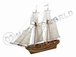 Набор для постройки модели шхуны ПОЛОЦК (PLUS). Масштаб 1:72