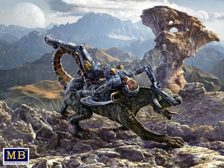 Фигуры Граггерон и Халсея, серия "Мир фэнтези". Масштаб 1:24 - фото 1