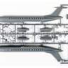 Склеиваемая пластиковая модель авиалайнера Ту-134 А/Б-3. Масштаб 1:144