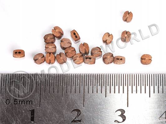 Блок одношкивный 2.5 мм, груша, 10 шт